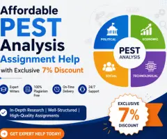 PEST Analysis Assignment Help - 7% Discount With Expert Writers Today